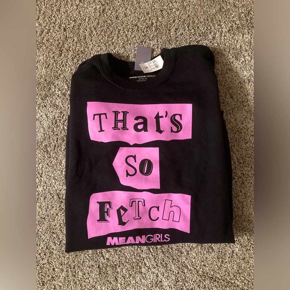 Mean Girls That's So Fetch Graphic Sweatshirt- Women's Size 3X NWT